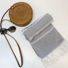 Load image into Gallery viewer, Turkish Dark Grey Towel | Gia Roma Dark Grey Towel |Cara Concept Store