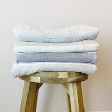 Load image into Gallery viewer, Turkish Grey Diamond Towel | Gia Roma Towel | Cara Concept Store