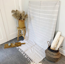 Load image into Gallery viewer, Turkish Light Grey Towel | Turkish Towel | Cara Concept Store