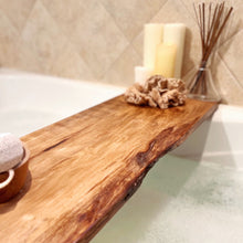 Load image into Gallery viewer, Reclaimed Wood Bathtub Tray | Wood Bathtub Tray | Cara Concept Store