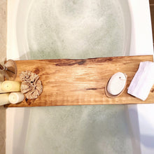 Load image into Gallery viewer, Reclaimed Wood Bathtub Tray | Wood Bathtub Tray | Cara Concept Store