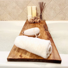 Load image into Gallery viewer, Reclaimed Wood Bathtub Tray | Wood Bathtub Tray | Cara Concept Store