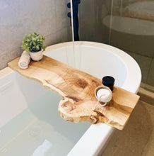 Load image into Gallery viewer, Miya Wood Bathtub Tray | Wood Bathtub Tray | Cara Concept Store