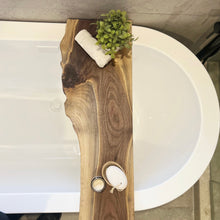 Load image into Gallery viewer, Walnut Wood Bathtub Tray | Walnut Bathtub Tray | Cara Concept Store