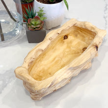 Load image into Gallery viewer, Hand Carved Wood Bowl Reclaimed Walnut