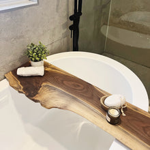 Load image into Gallery viewer, Walnut Wood Bathtub Tray | Walnut Bathtub Tray | Cara Concept Store