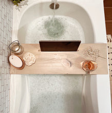 Load image into Gallery viewer, Solare Weathered Grey Bathtub Tray